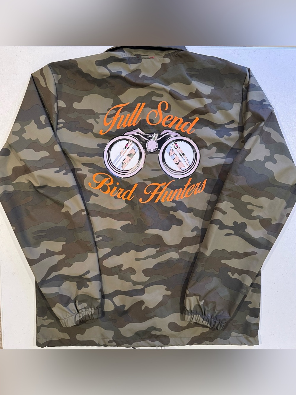 Nelk Boys Full Send Bird Hunters Camo Jacket size XL